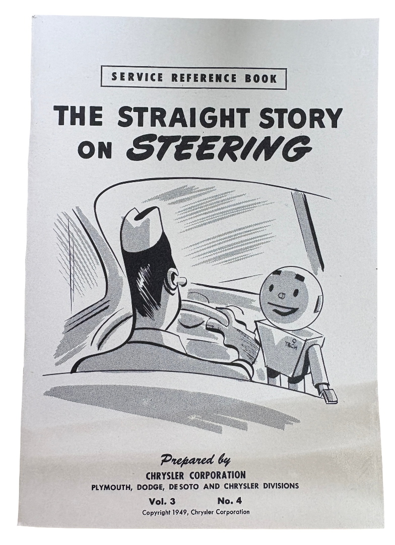Original Service Reference Book The Straight Story On Steering Vol. 3 No. 4 1949
