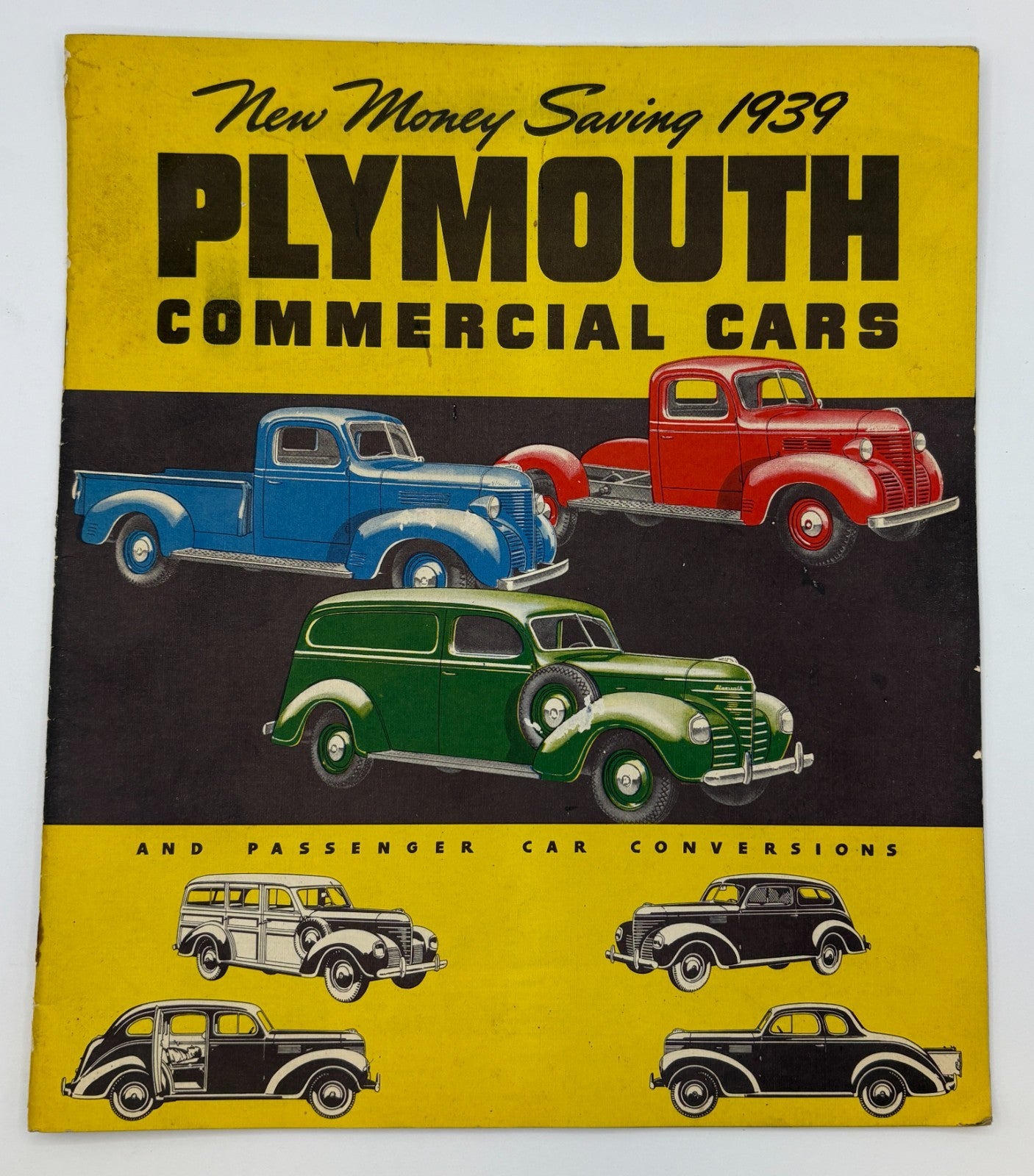 Original 1939 Plymouth Commercial Cars Sales Brochure