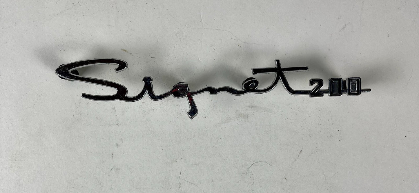 New Old Stock Fender Nameplate for 1963 Valiant Signet 200 Models Mopar #2417164