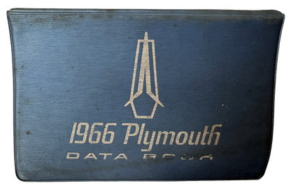Original 1966 Plymouth Data Book